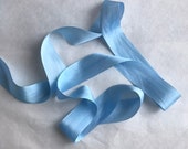 French Blue 1 3 8 quot wide 100 Silk Taffeta Ribbon