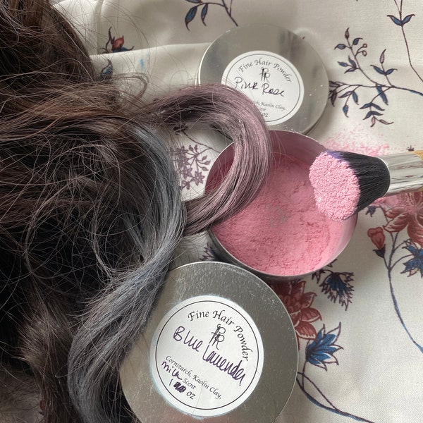 18th Century Historical Colored Translucent Hair Powder Dry Shampoo Floral Scents