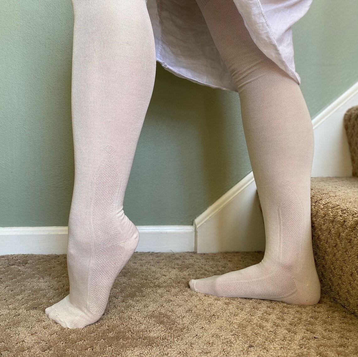 Adult Clocked Silk Stockings and Garters Set 18th Century Etsy