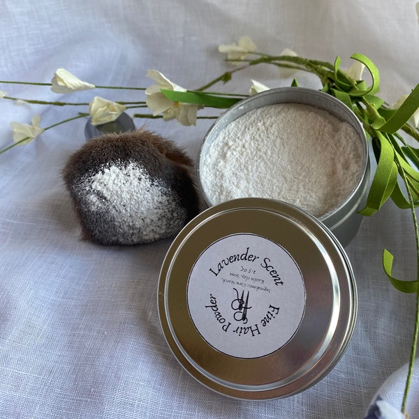 18th Century Historical White Translucent Hair Powder Dry Shampoo Floral Scents