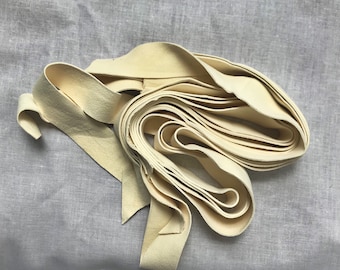 Leather Lambskin Binding Strips for Stays and Corsets