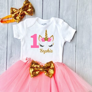 1st birthday unicorn shirt