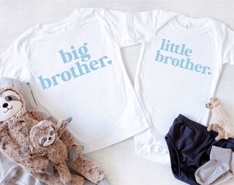 Matching Big Brother & Little Brother Top Set, Big and Lil Bro Matching set