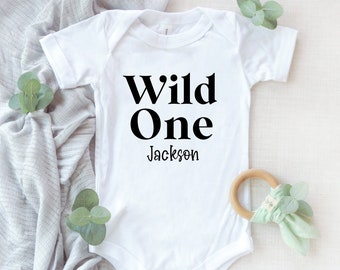 Wild One First Birthday Outfit, Boys 1st Birthday, Wild One Boy Bodysuit