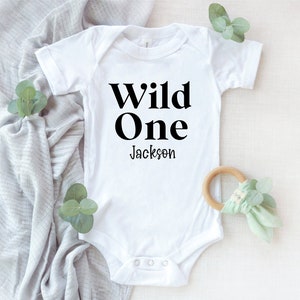 Wild One First Birthday Outfit, Boys 1st Birthday, Wild One Boy Bodysuit