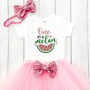 Watermelon 1st birthday outfit hot sale
