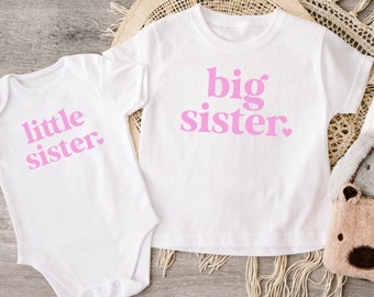 Matching Big Sister & Little Sister Top Set, Big and Lil Sis Matching set