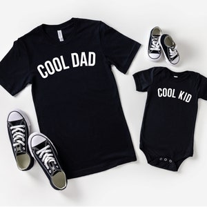Graffity COOL DAD COOL BABY Daddy and Baby Matching T-Shirt and Bodysuit Set 