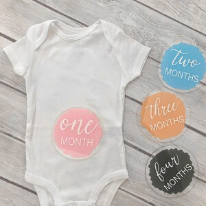 Acrylic Baby Monthly Milestone Discs, 12 Month Set + "hello World" Disc ...