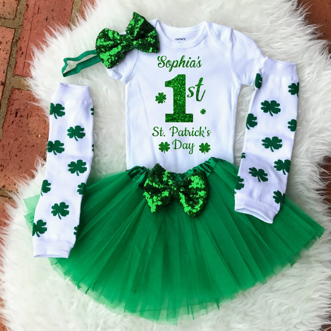 Month Old St Patricks Day Outfit St Patricks Day Baby Boy Outfit