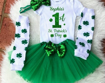 1st St Patricks Day, Baby St Patricks Day Outfit, First St Patricks Day Outfit Girl, St Patricks Day Baby, First St. Patrick's Day Infant