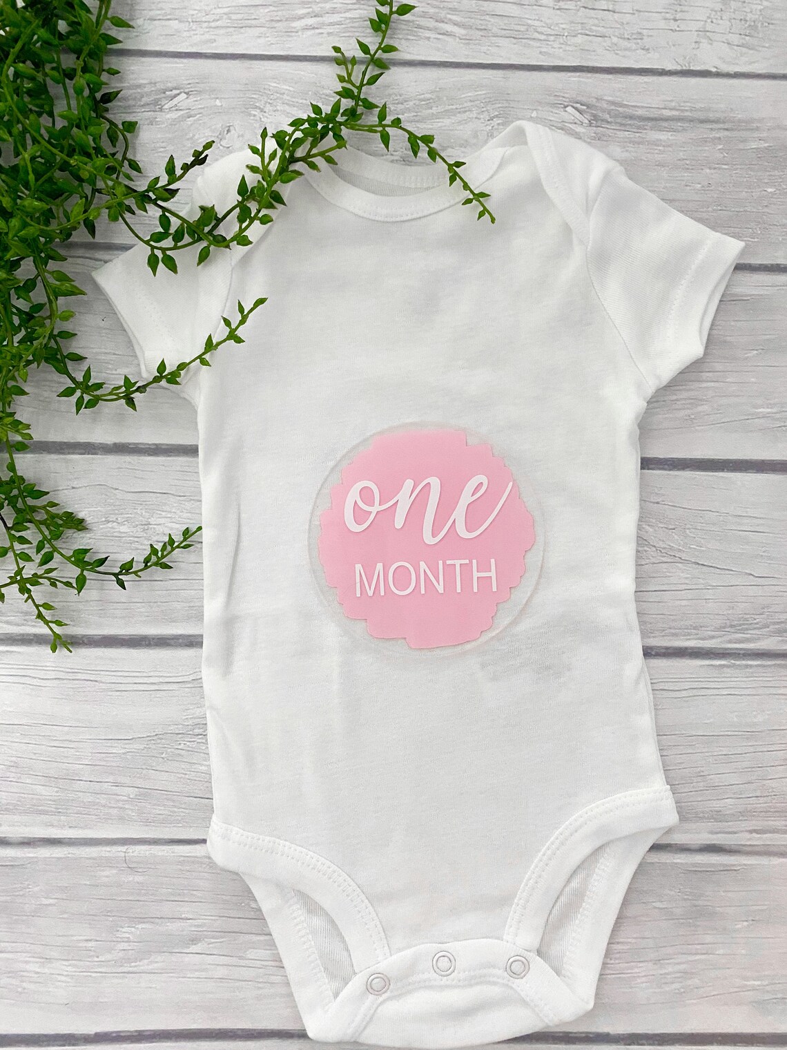 Acrylic Baby Monthly Milestone Discs, 12 Month Set + "hello World" Disc ...