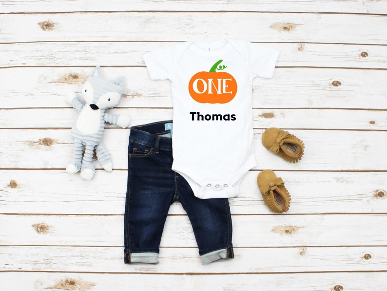 pumpkin first birthday outfit boy