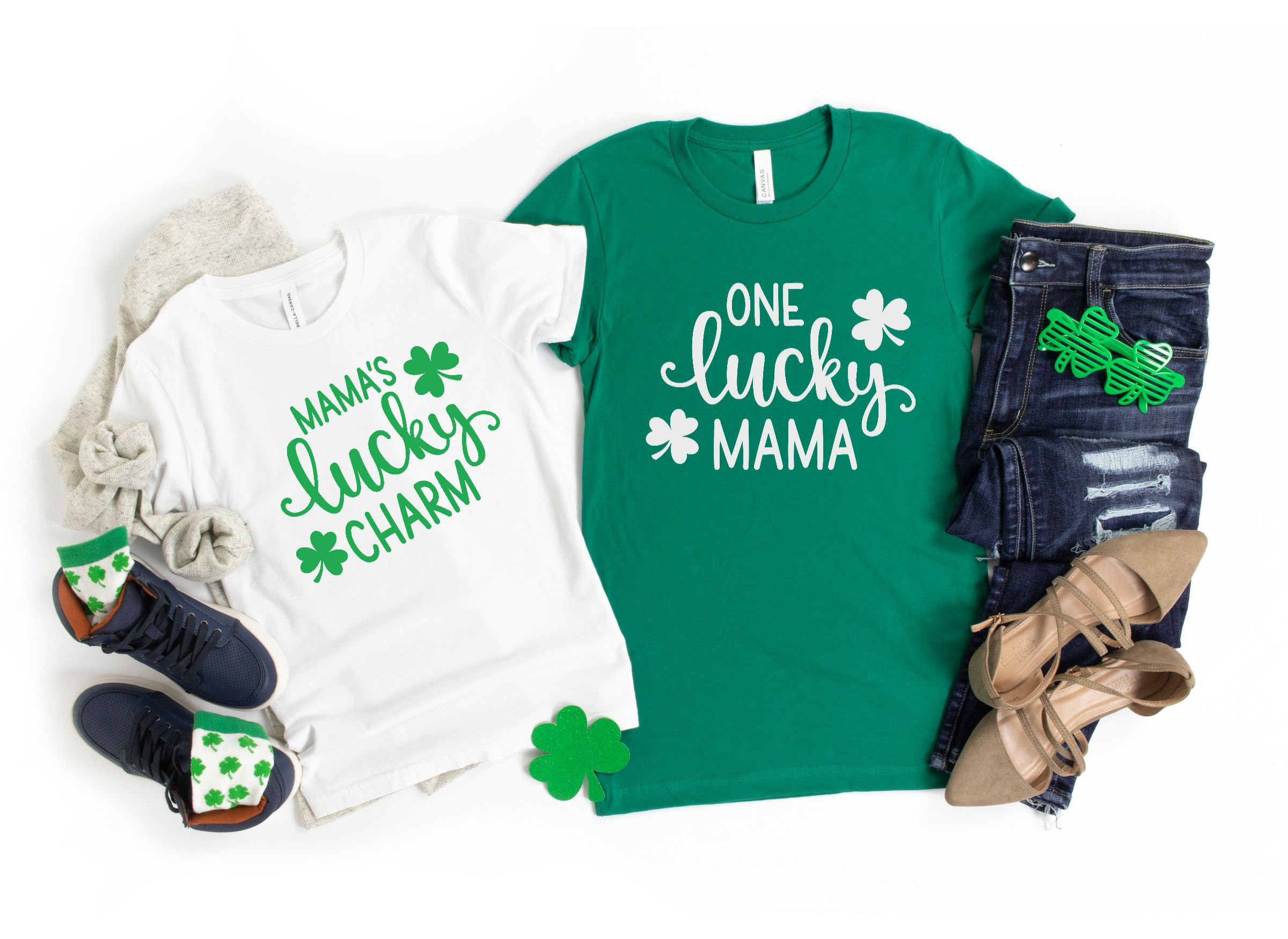 One Lucky Mama Shirt One Lucky Charm 