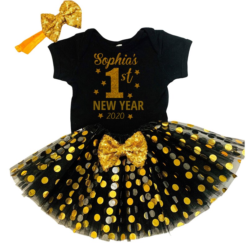 baby girl new years outfit