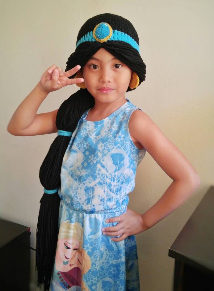 Princess Jasmine Wig Crochet Hatdisney 