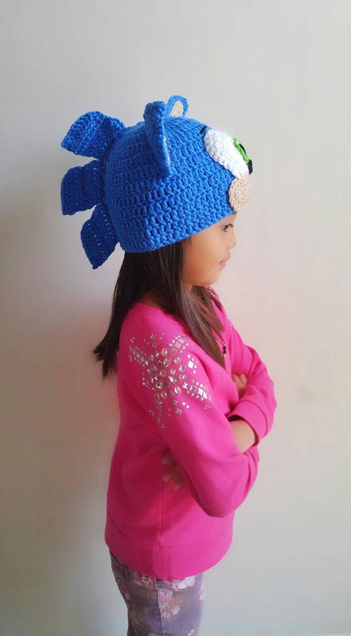Sonic Hatsonic Crochet Hat Sonic the Hedgehog Crochet Etsy
