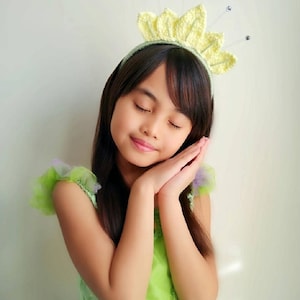 Princess tiana headband, disney princess hair accessories, tiana headband, baby girl headband, tiana baby to adult headband,hair accessories