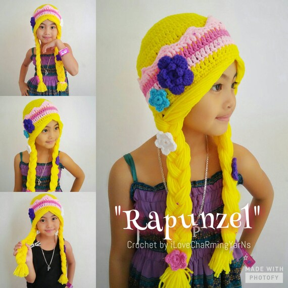 crochet rapunzel hat