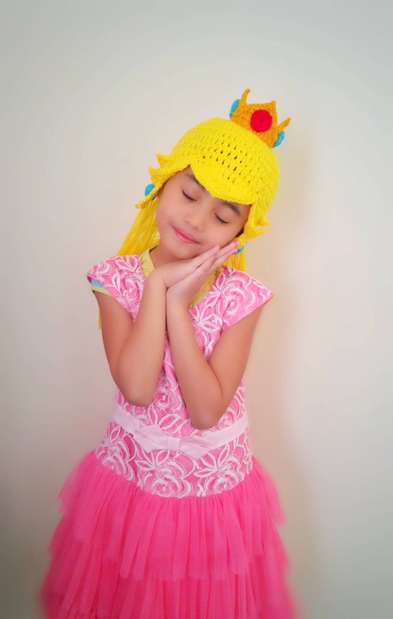 nintendo character in pink dress Nintendo Peach Plush Doll Pink Dress Super Mario Bros. Character