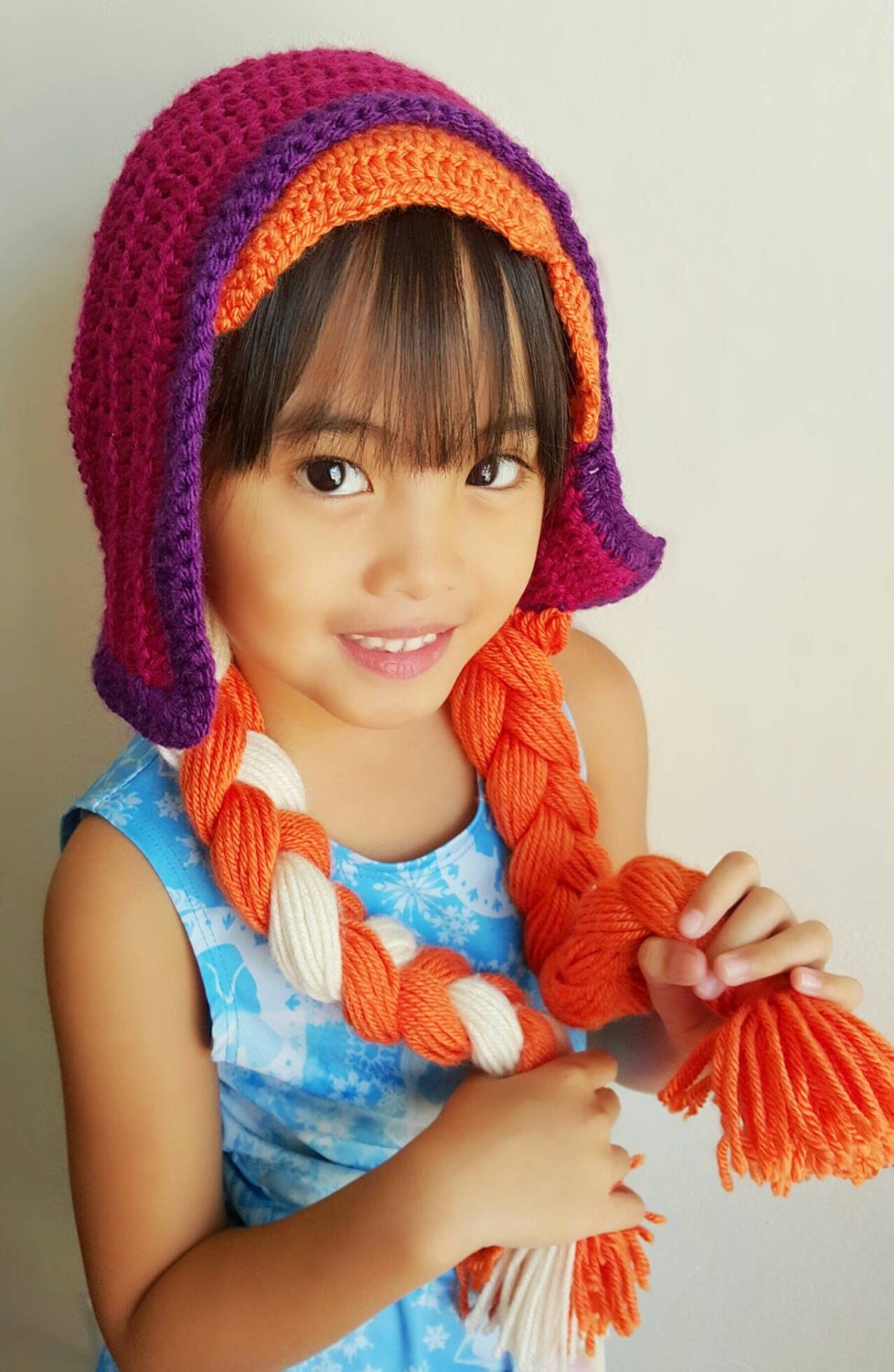 Anna hat best sale with braids
