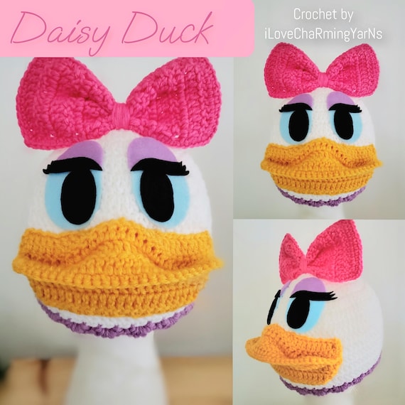 Daisy Duck, Daisy Duck beanie, Daisy Duck costume, Daisy, Daisy duck  halloween costume, Daisy duck baby photo props, Daisy Duck halloween