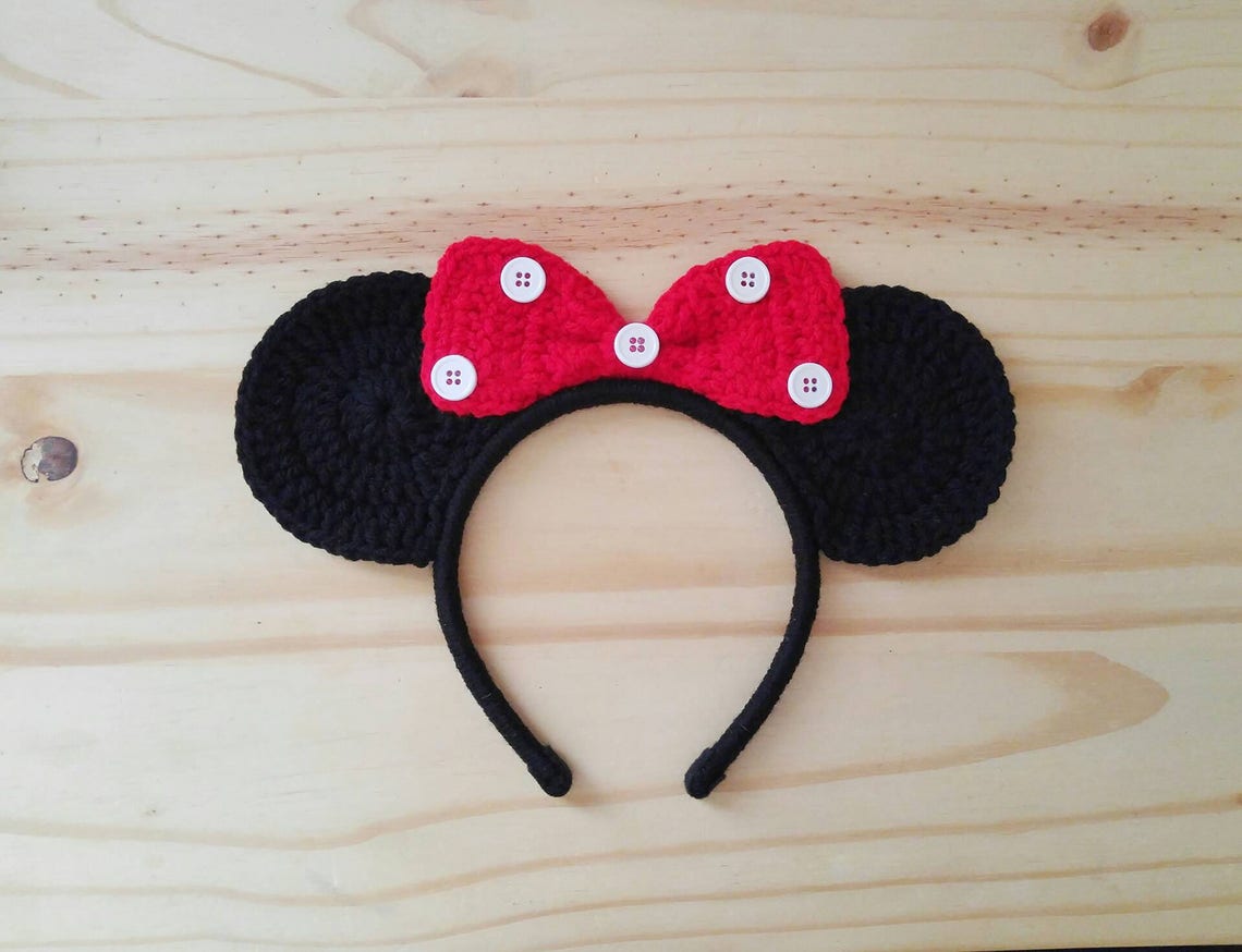 Mickey Mouse Ears Headband Mickey Ears Mickey Headband Hair Etsy