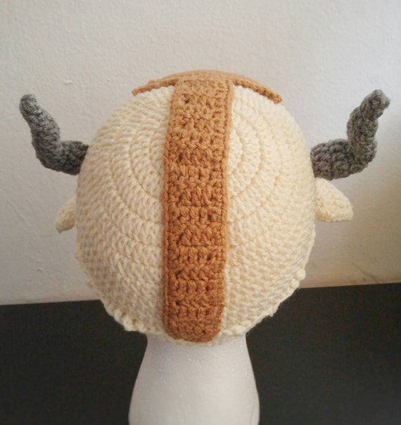 Appa, appa hat, appa crochet flying bison Avatar the last Air Bender crochet hat,crochet character hat,anime crochet hat,cosplay crochet hat