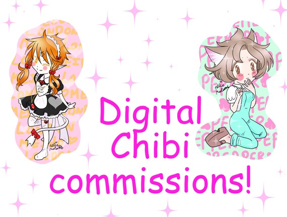 Items Similar To Simple Chibi Digital Commission Custom Art