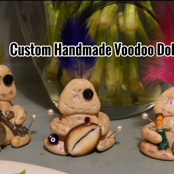 Custom Made Voodoo Doll (Spirit Doll) Kits - Voodoo Dolls To Assist You With Your Spell Working, Custom Made For What You Desire!