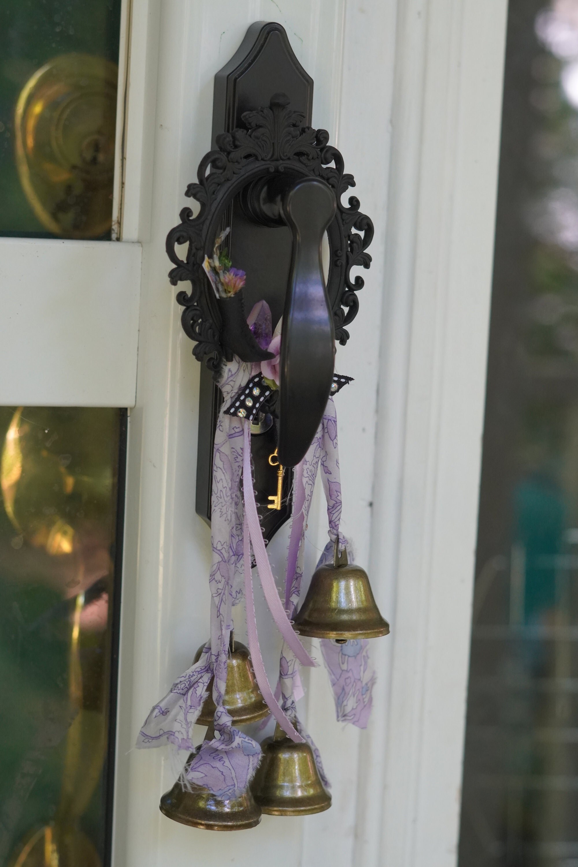 Hanging Door Knob Protection Bells, Hanging Bells for Door, Witchy Decor  Kitchen, Window Hanging Ornament, Gardening Decor