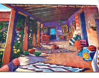 Vintage San Diego Postcard: Unused Historic California Souvenir from Ramona - Collectible Ephemera