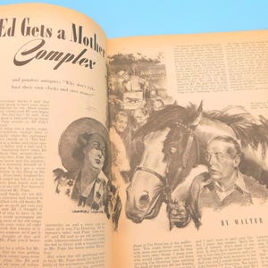 Vintage Magazine, Vintage Liberty Magazine, Collectible Military Magazine, WWII Short Stories, Jack Benny, Vintage Ephemera image 8