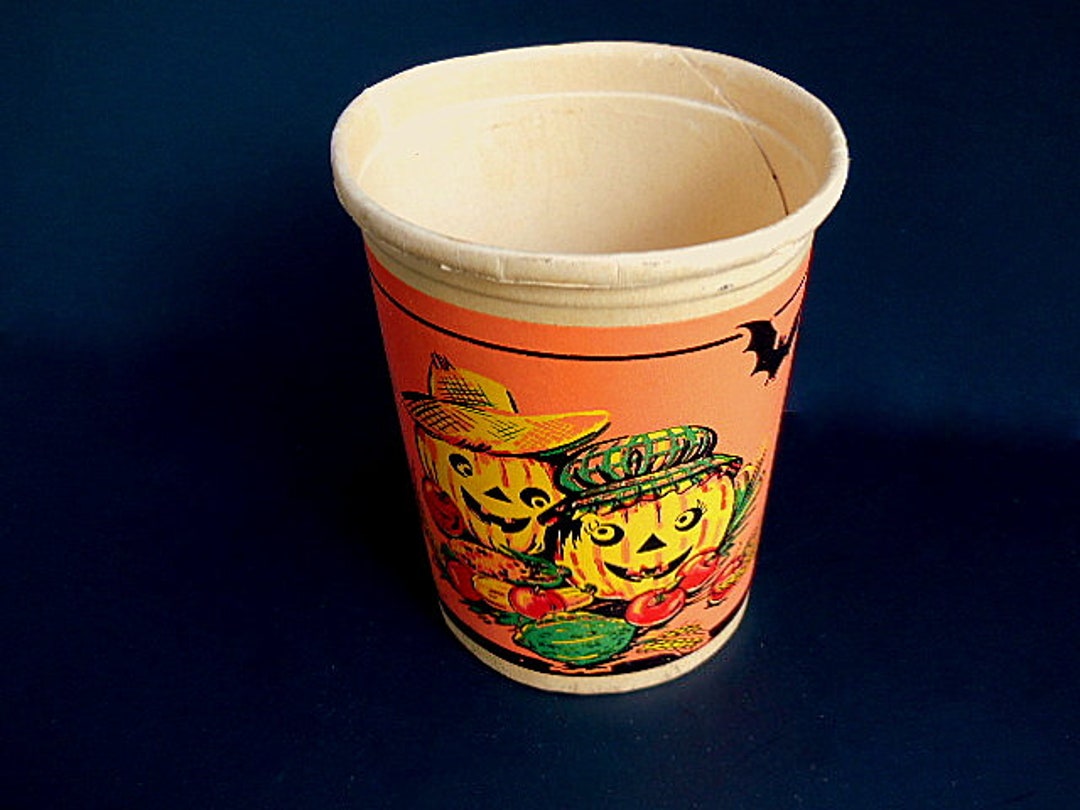 Vintage Halloween Paper Cup, Halloween Vintage, Vintage Halloween Table ...