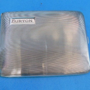 Vintage Sterling Silver Case, Vintage Cigarette Case, Elgin Cigarette Case, Engraved Cigarette Case,