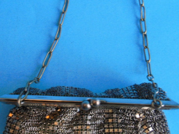 Vintage Victorian German Silver Handbag, Silver M… - image 3