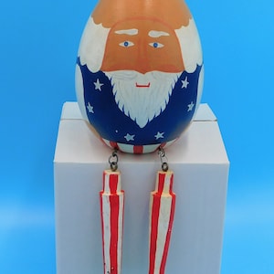 Vintage Uncle Sam, Uncle Sam Shelf Sitter, Vintage Farmhouse Uncle Sam, Primitive Americana