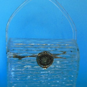 Vintage Lucite, Vintage Wilardy Handbag, Lucite Bride&#39;s Purse, Retro Lucite Handbag