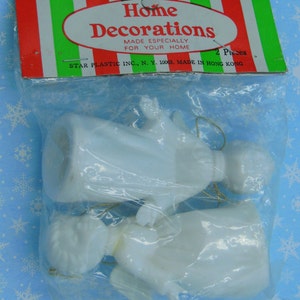 Angel, Christmas Ornaments, Vintage Christmas Angel, Kissing Angel, Old New Stock, Original Package
