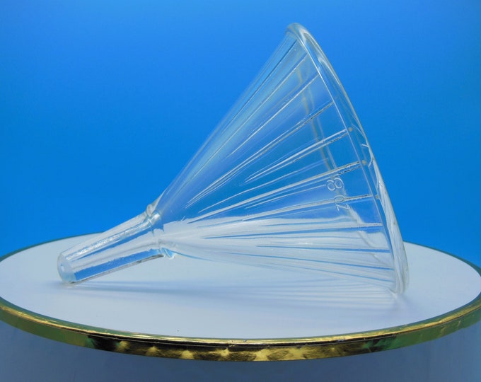 Glass Scientific Funnel Vintage Science Decor Laboratory Etsy