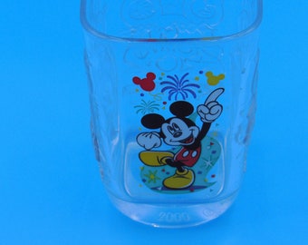 Vintage Disney World Millennium Tumbler, McDonald's Collectible Glass