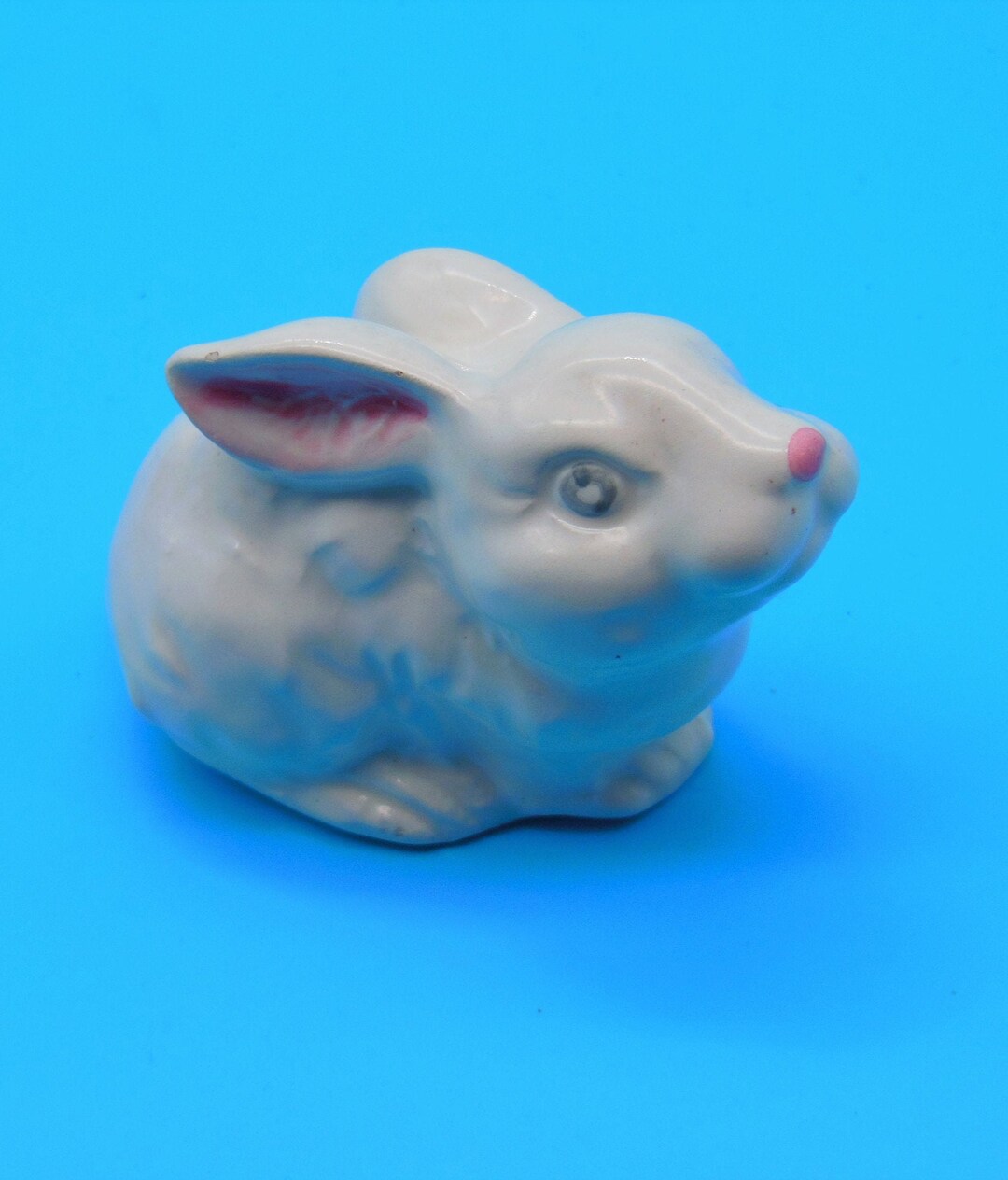 Ceramic Bunny Figurine Rabbit Figurines Bunny Figurines Etsy