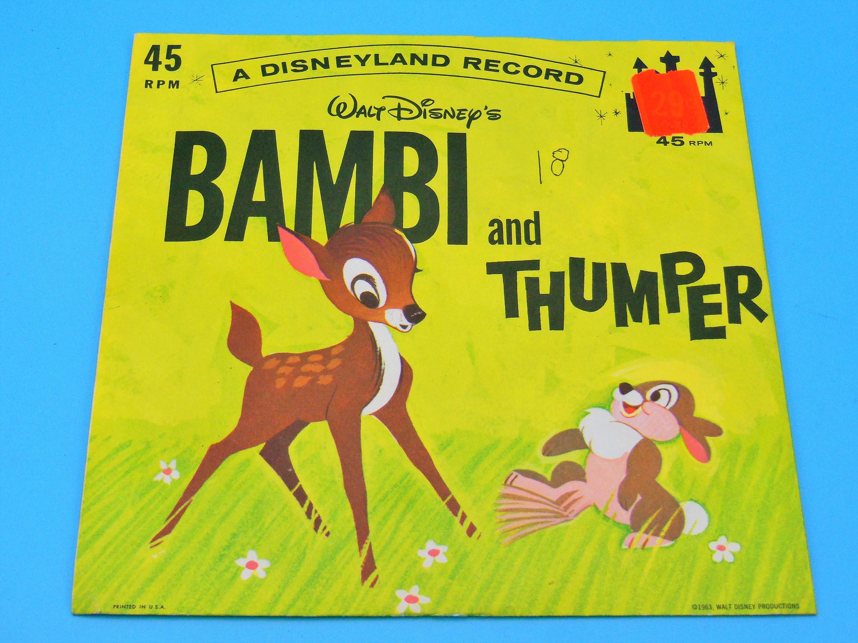 Vinyle 45 tours Disney® Bambi - Mademoiselle Pépite