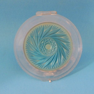 Lucite Compact, Antique Compact Mirror, Vanity Compact, Art Deco Compact
