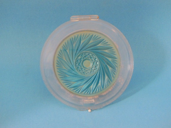 Lucite Compact, Antique Compact Mirror, Vanity Co… - image 1