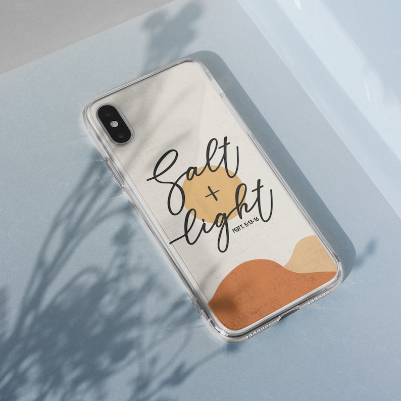Salt and Light Christian iPhone Case