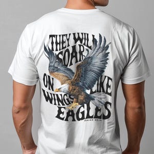 Mens Christian Shirt, Christian T Shirts, Mens Christian TShirts, Gift for Men, Christian Gift for Him, Isaiah 40 Bible Verse Shirt