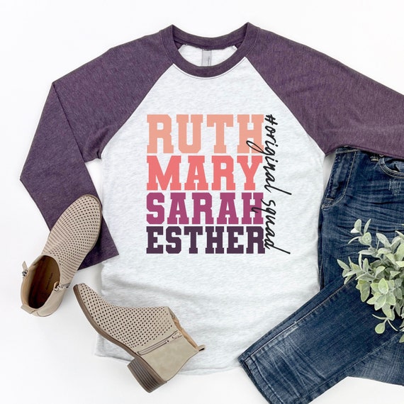 Ruth Mary Sarah Esther Squad Goals Proverbs 31 Christian | Etsy