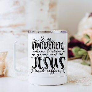 Sip In Style, On The Go - Little Coffee Whole Lot of Jesus Travel Mug –  GLORY HAUS