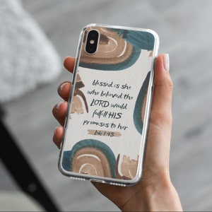 Blessed is She Christian iPhone Case, Watercolor iPhone 13 Case, iPhone 11, Phone Case for Girls